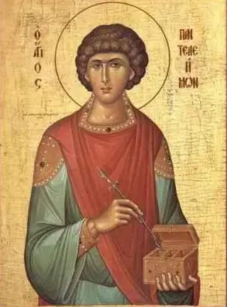 Icona: San Panteleimon 
Origine: sito web - www.saint-athos.com